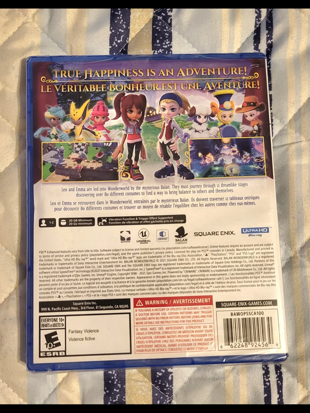 PS5 Balan Wonderworld Game - NIP